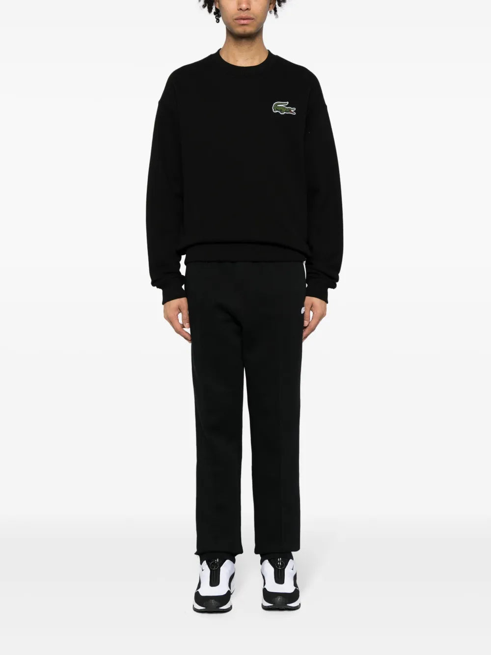 Lacoste crocodile-appliqué track pants