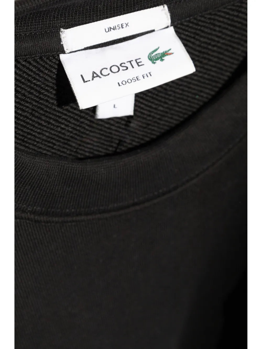 Lacoste badge fleece sweatshirt