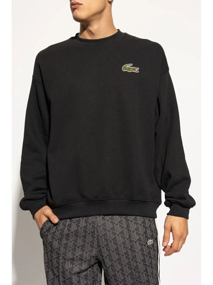 Lacoste badge fleece sweatshirt