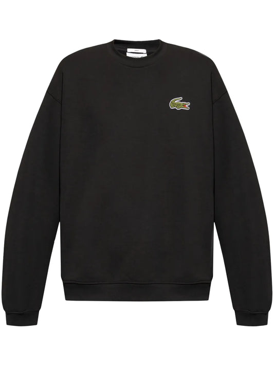 Lacoste badge fleece sweatshirt