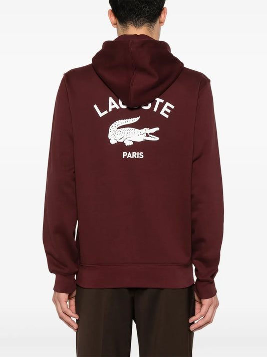 Lacoste logo-print hoodie