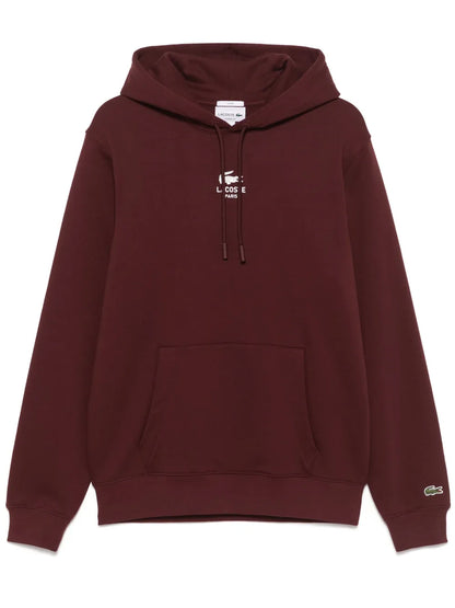 Lacoste logo-print hoodie