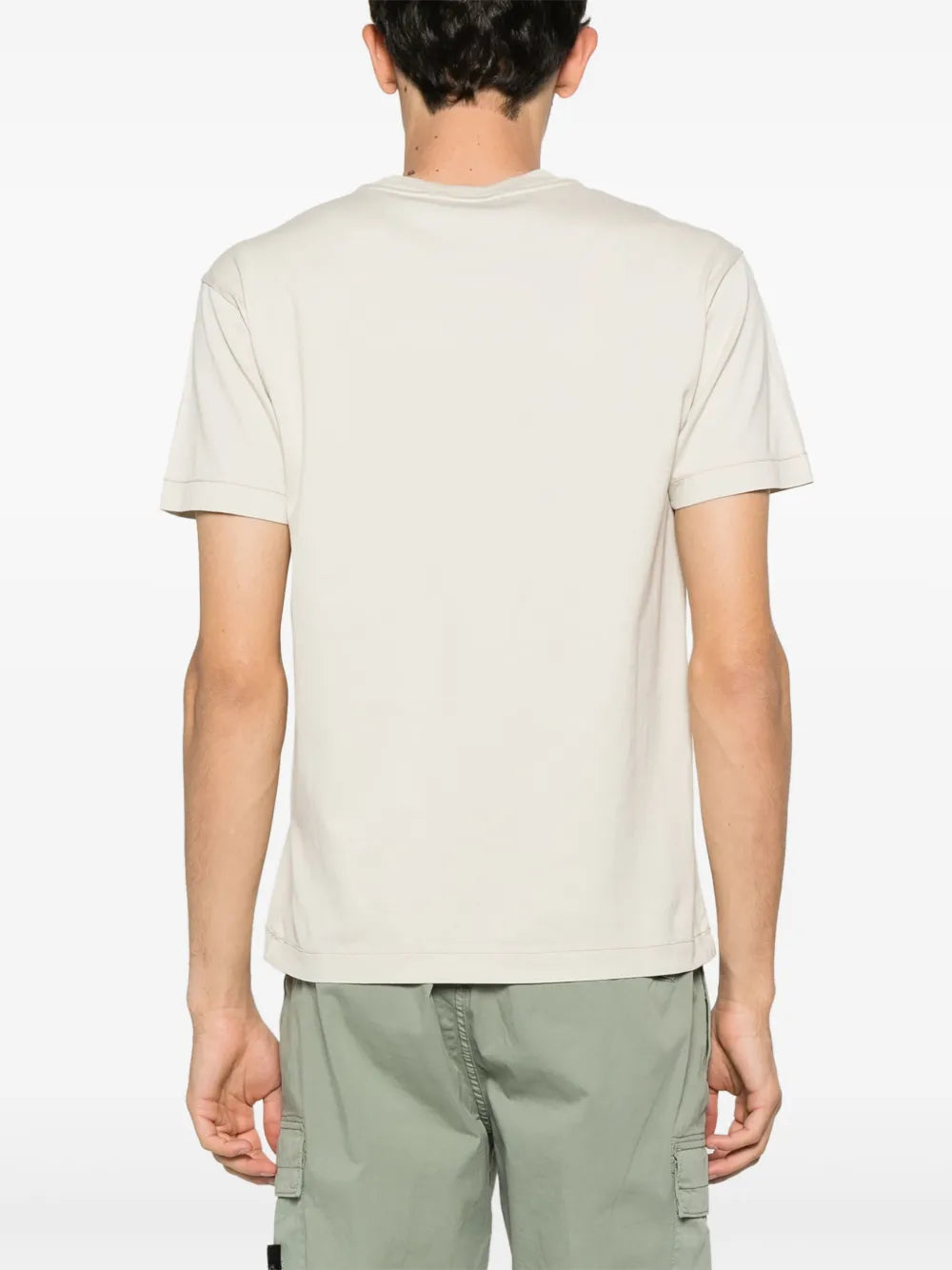 Stone Island Compass-patch cotton T-shirt