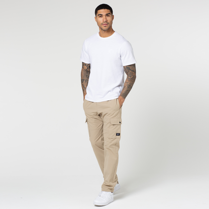 Pantalon Cargo Large | Beige