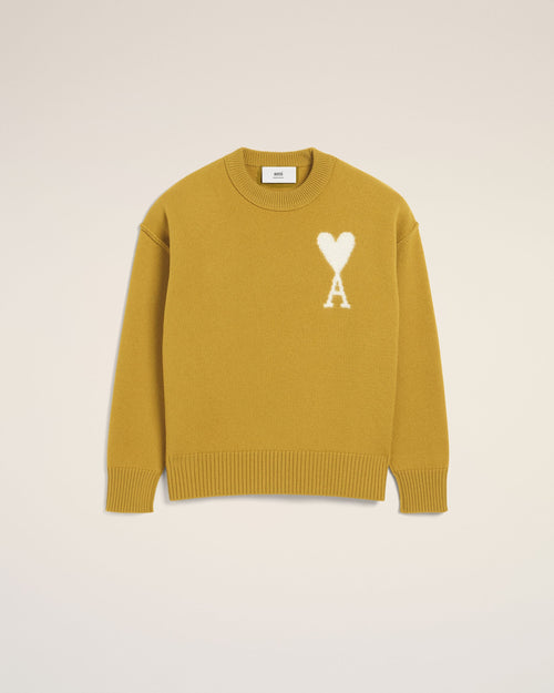 MUSTARD WOOL AMI DE COEUR SWEATER