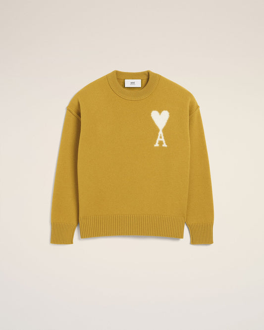 MUSTARD WOOL AMI DE COEUR SWEATER