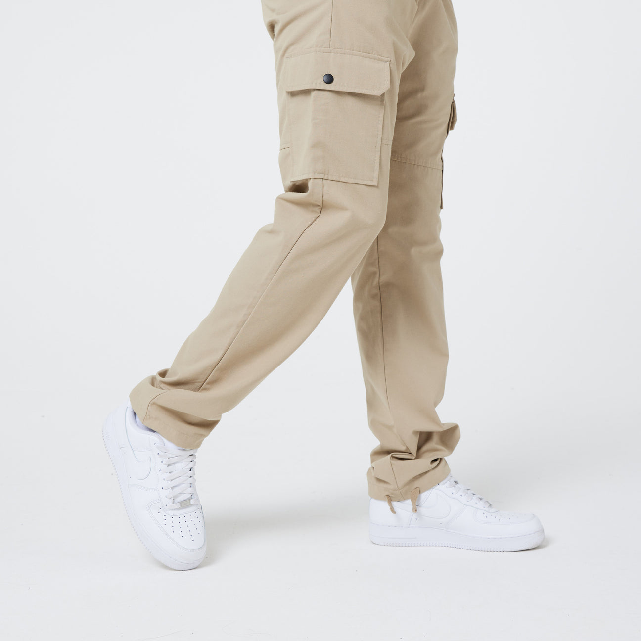 Pantalon Cargo Large | Beige