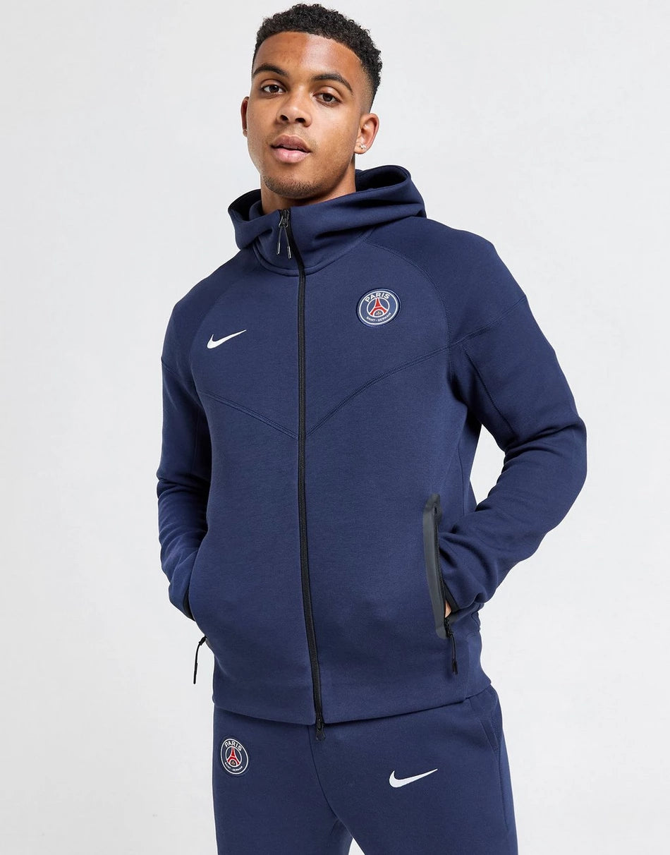 Nike Paris Saint Germain Tech Fleece Full Zip Hoodie