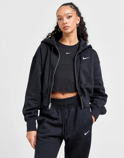 Nike Sweat à Capuche court Phoenix Zippé