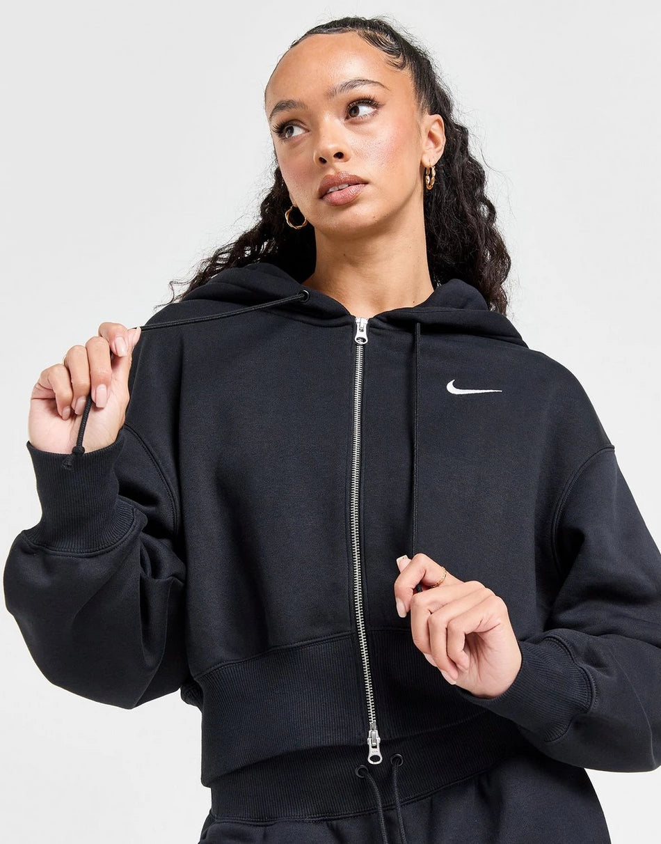 Nike Sweat à Capuche court Phoenix Zippé