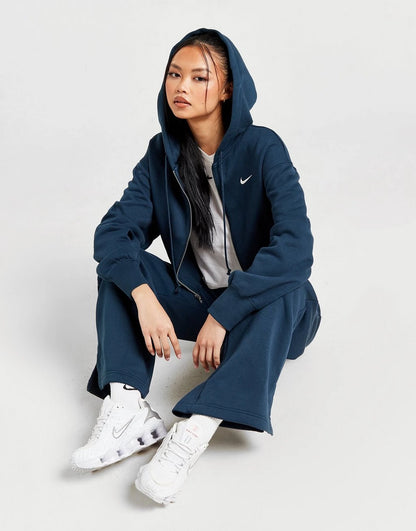 Nike Sweat à Capuche court Phoenix Zippé