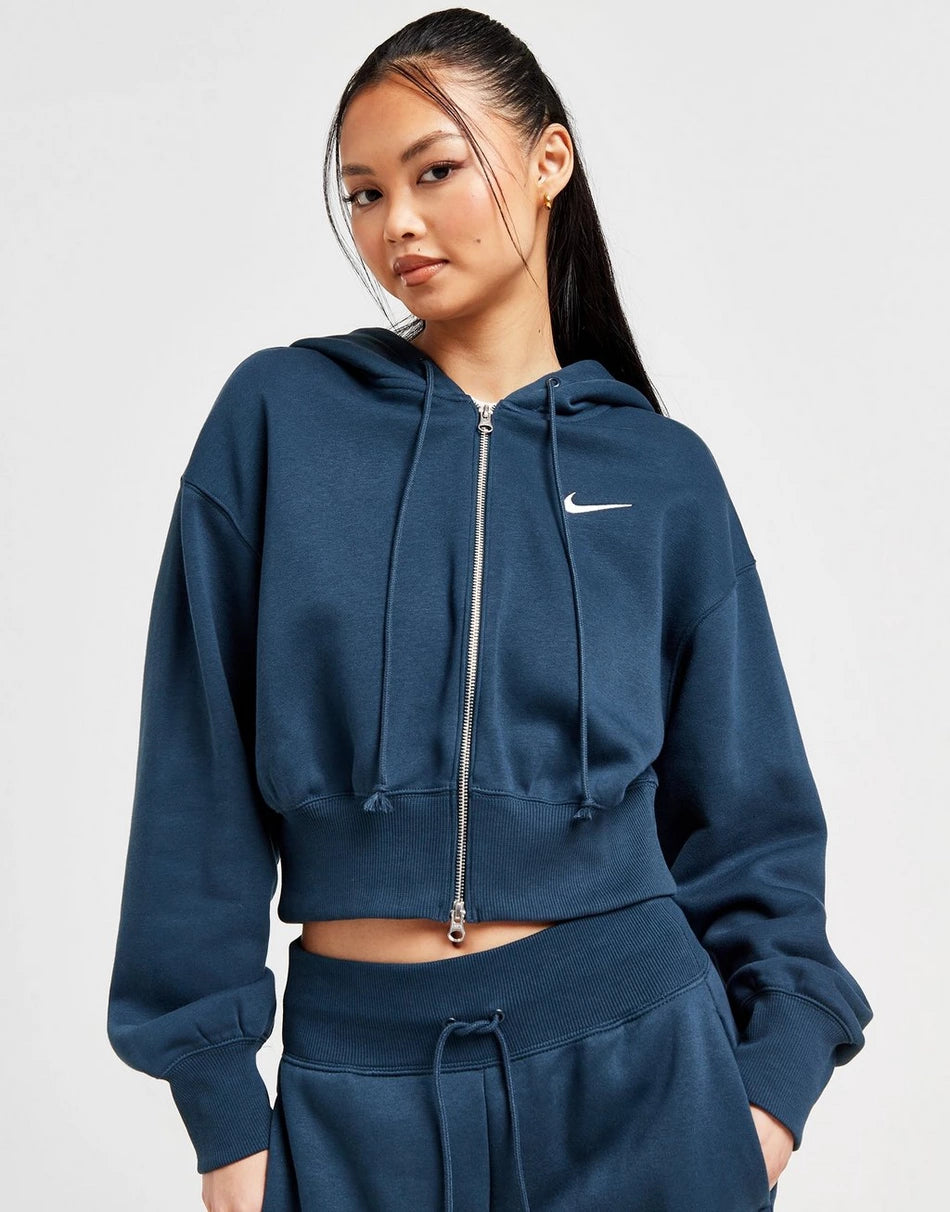 Nike Sweat à Capuche court Phoenix Zippé