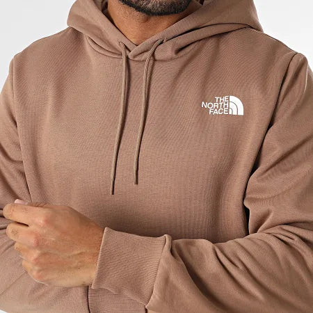 Sweat Capuche Simple Dome A89FC Marron Clair