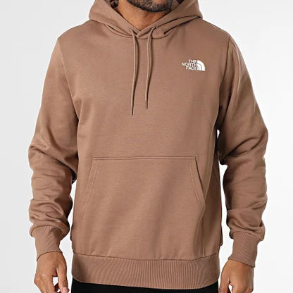 Sweat Capuche Simple Dome A89FC Marron Clair