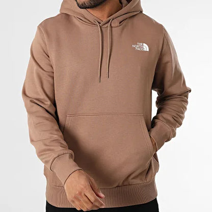 Sweat Capuche Simple Dome A89FC Marron Clair