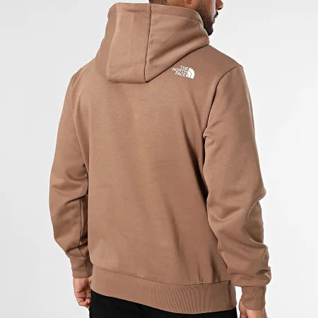 Sweat Capuche Simple Dome A89FC Marron Clair