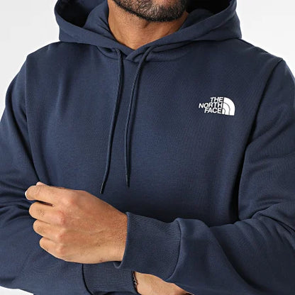 Sweat Capuche Simple Dome A89FC Bleu Marine