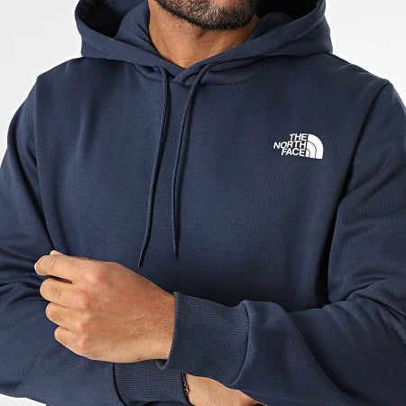 Sweat Capuche Simple Dome A89FC Bleu Marine