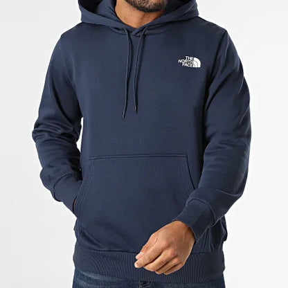 Sweat Capuche Simple Dome A89FC Bleu Marine