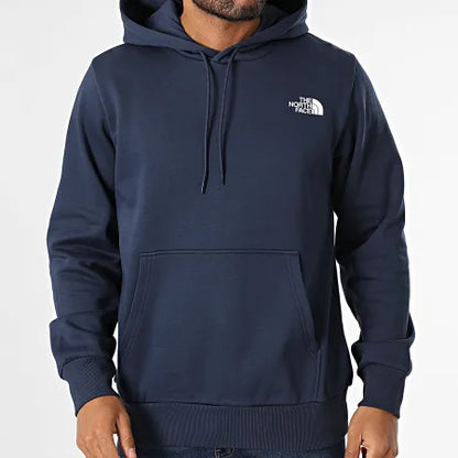 Sweat Capuche Simple Dome A89FC Bleu Marine